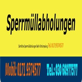 Sperrmüllabholung 80 Euro